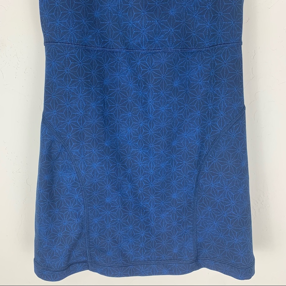 Lululemon Power Up Tank II in Sashiko Star Inkwell Rugged Blue Size 4 - Picture 3 of 10